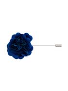 Lanvin Fabric Flower Brooch - Blue