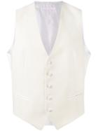 Tagliatore - Button-up Waistcoat - Men - Cotton/spandex/elastane/cupro/wool - 50, Nude/neutrals, Cotton/spandex/elastane/cupro/wool