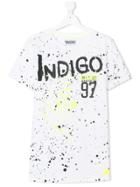 Vingino Teen Paint Splattered T-shirt - White