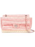 Chanel Vintage Espadrille Quilted Shoulder Bag - Pink