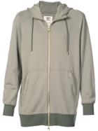 Adidas Oversized Longline Zip Front Hoodie - Green