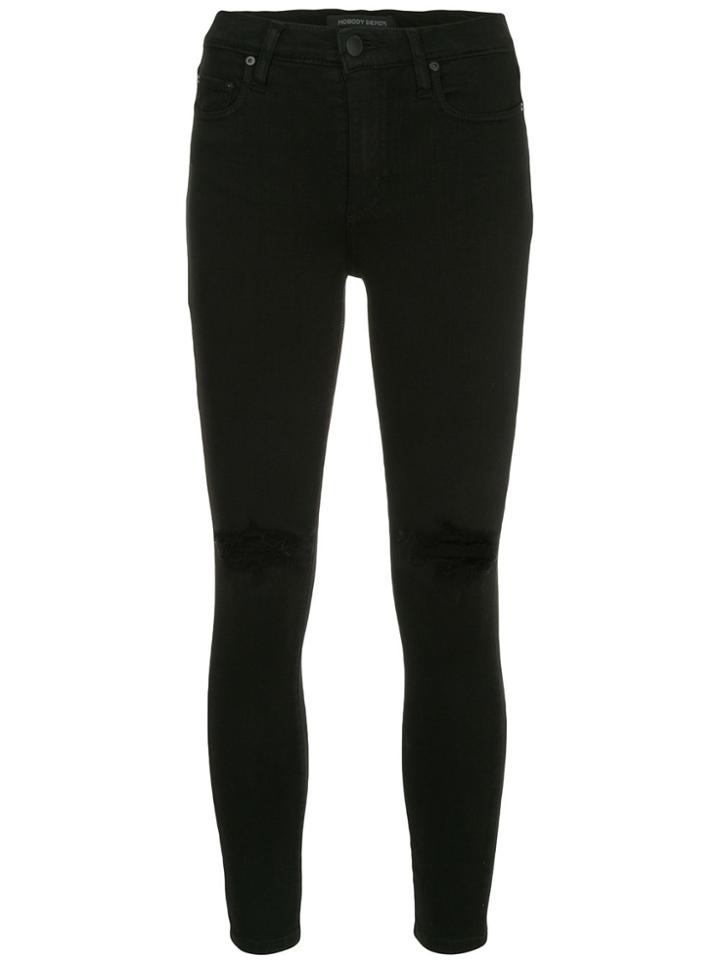 Nobody Denim Cult Skinny Ankle Conduct - Black