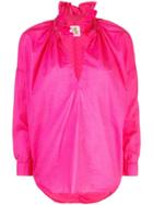 A Shirt Thing Frill Collar Blouse - Pink