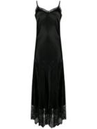 Twin-set Long Lace Embellished Dress - Black