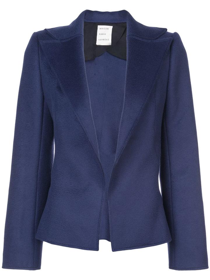 Maison Rabih Kayrouz Single Breasted Blazer - Blue