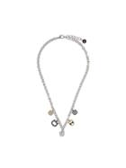 Karl Lagerfeld Choupette Charm Necklace - Silver