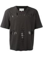 Maison Margiela Slash Detail T-shirt, Men's, Size: 48, Grey, Cotton