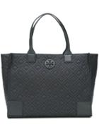 Tory Burch Geometric Embossed Medium Tote, Women's, Black