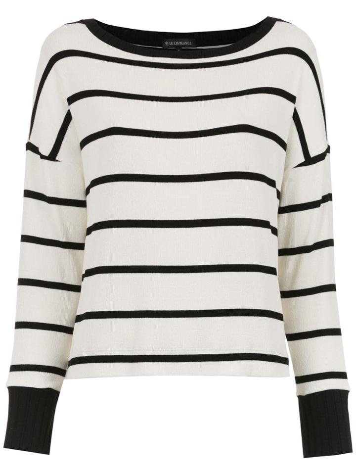 Le Lis Blanc Blusa Striped Ml Ii - White