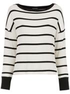 Le Lis Blanc Blusa Striped Ml Ii - White