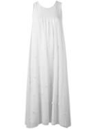 Steffen Schraut Embellished Smock Dress, Women's, Size: 38, White, Polyester