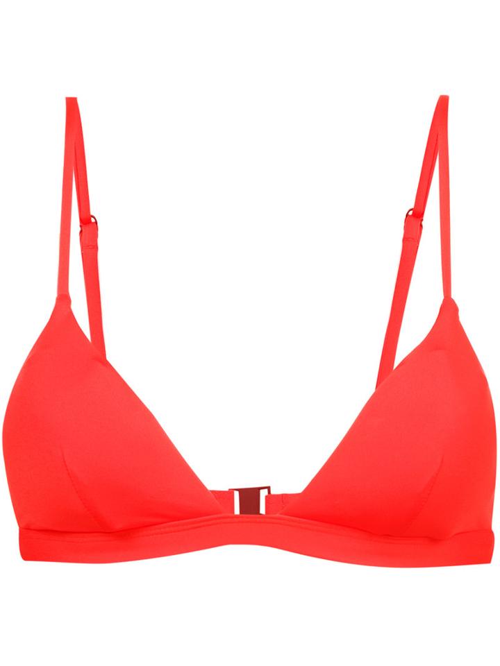 Onia - Danni Bikini Top - Women - Nylon/spandex/elastane - Xs, Red, Nylon/spandex/elastane