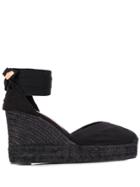 Castañer Chiara Wedge Espadrilles - Black