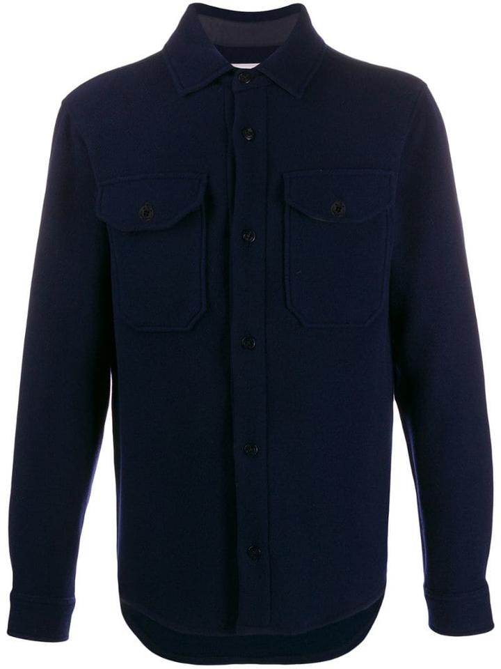 Woolrich Welt Detail Shirt - Blue