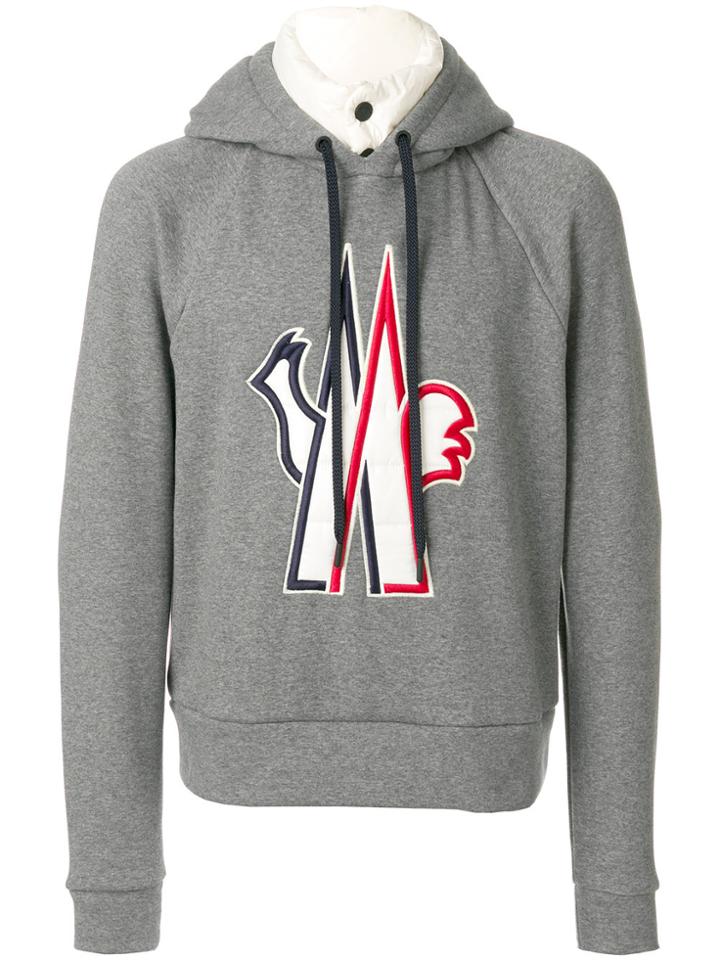 Moncler Grenoble Padded Under Layer Hoodie - Grey