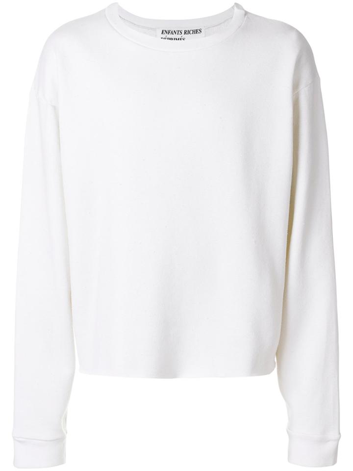 Enfants Riches Déprimés Silence Printed Sweatshirt - White