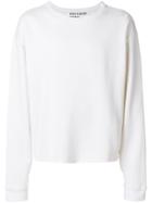 Enfants Riches Déprimés Silence Printed Sweatshirt - White