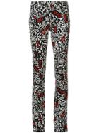 Paco Rabanne Printed Jeans - Black