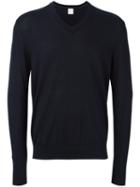 Paul Smith V-neck Sweater, Men's, Size: Medium, Blue, Merino