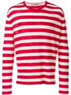 Ermanno Scervino Striped Longsleeveled Jumper - Red