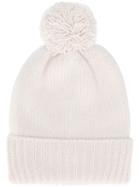 Woolrich Knitted Pompom Hat - White