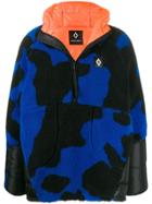 Marcelo Burlon County Of Milan Camouflage Fleece Hoodie - Blue