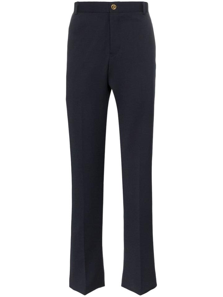 Thom Browne Rwb Stripe Unconstructed Chino Trousers - Blue