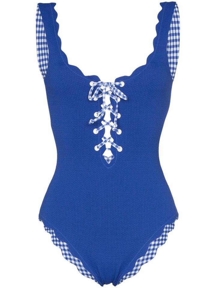 Marysia Palm Spring Maillot Swimsuit - Blue