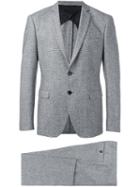 Tonello Two Piece Suit, Men's, Size: 48, Black, Cotton/polyester/spandex/elastane/virgin Wool