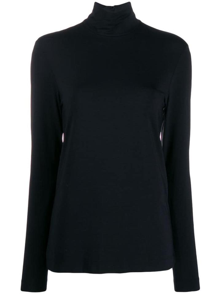 Simone Rocha Polo Neck Top - Black