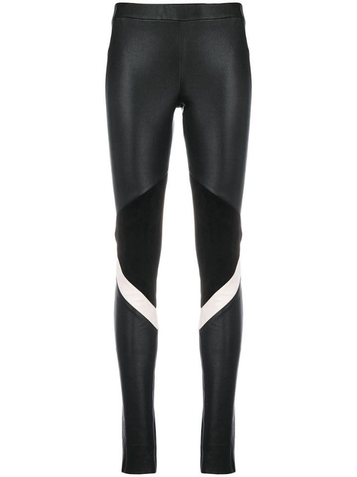 Arma Contrast Panel Leggings - Black