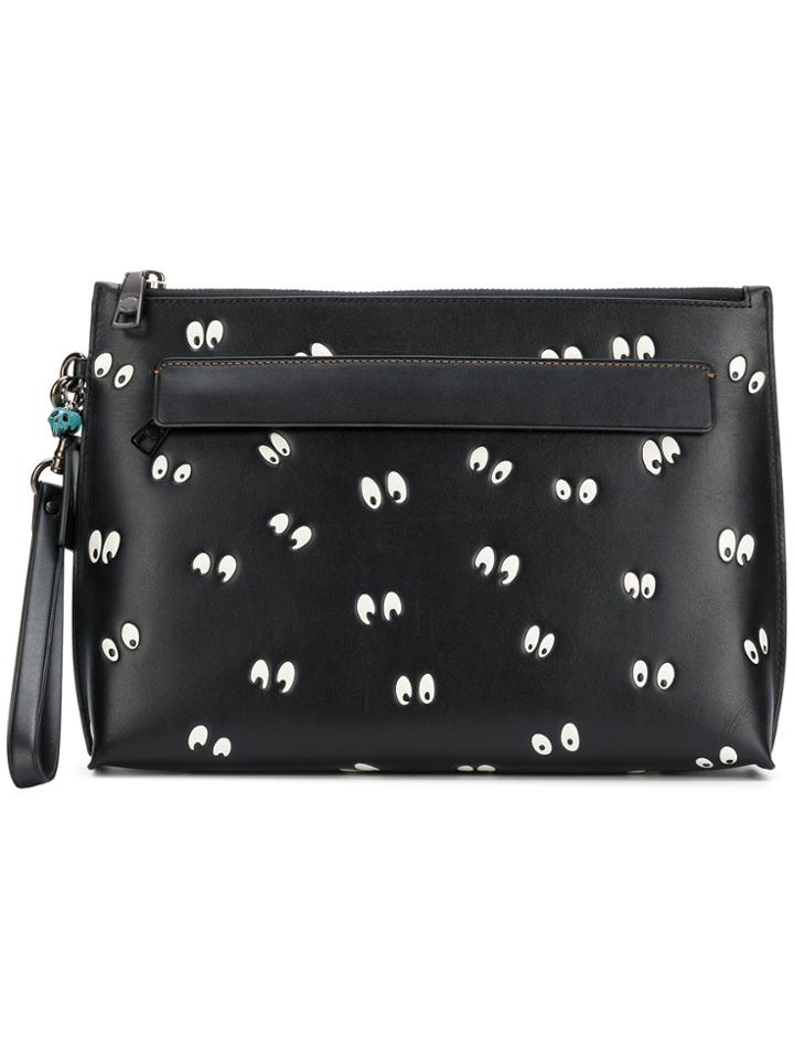 Coach Disney Eyes Clutch Bag - Black