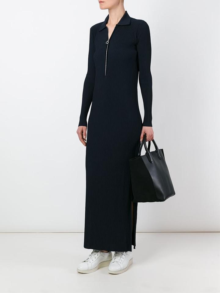 Iceberg Zipped Long Dress
