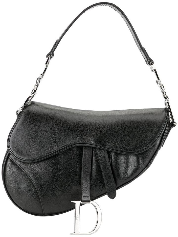 Christian Dior Pre-owned Saddle Hand Bag - Black