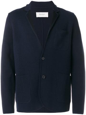 Pringle Of Scotland Knitted Blazer - Blue