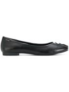 Karl Lagerfeld Klara Ikonic Ballerina Shoes - Black