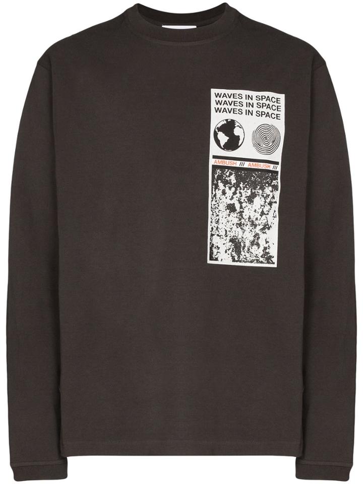 Ambush Visitor Long Sleeve T-shirt - Grey