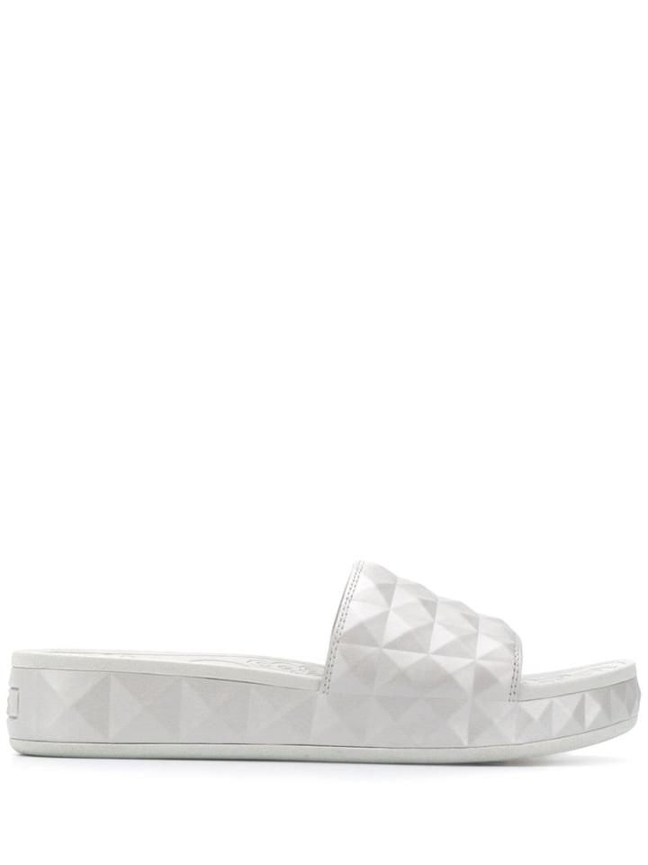 Ash Splash Slides - Grey
