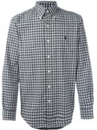 Polo Ralph Lauren Checked Logo Shirt, Men's, Size: Xl, Black, Cotton