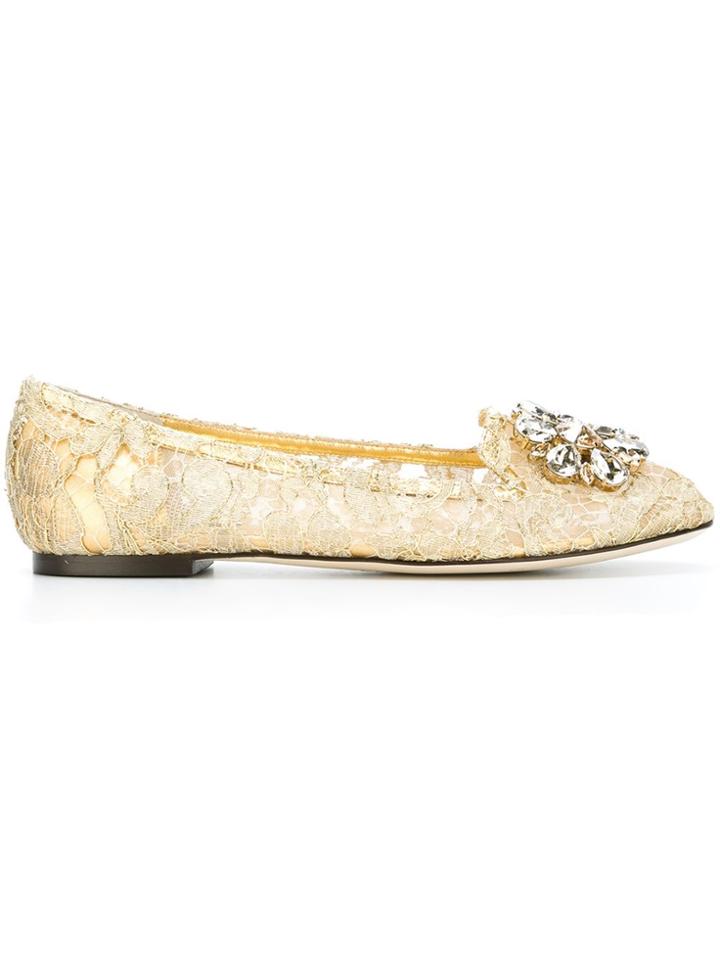 Dolce & Gabbana 'vally' Slippers - Yellow & Orange