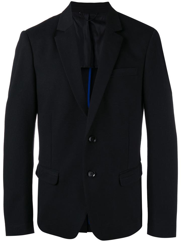 Diesel - Two-button Blazer - Men - Cotton/polyester/spandex/elastane/rayon - 50, Black, Cotton/polyester/spandex/elastane/rayon