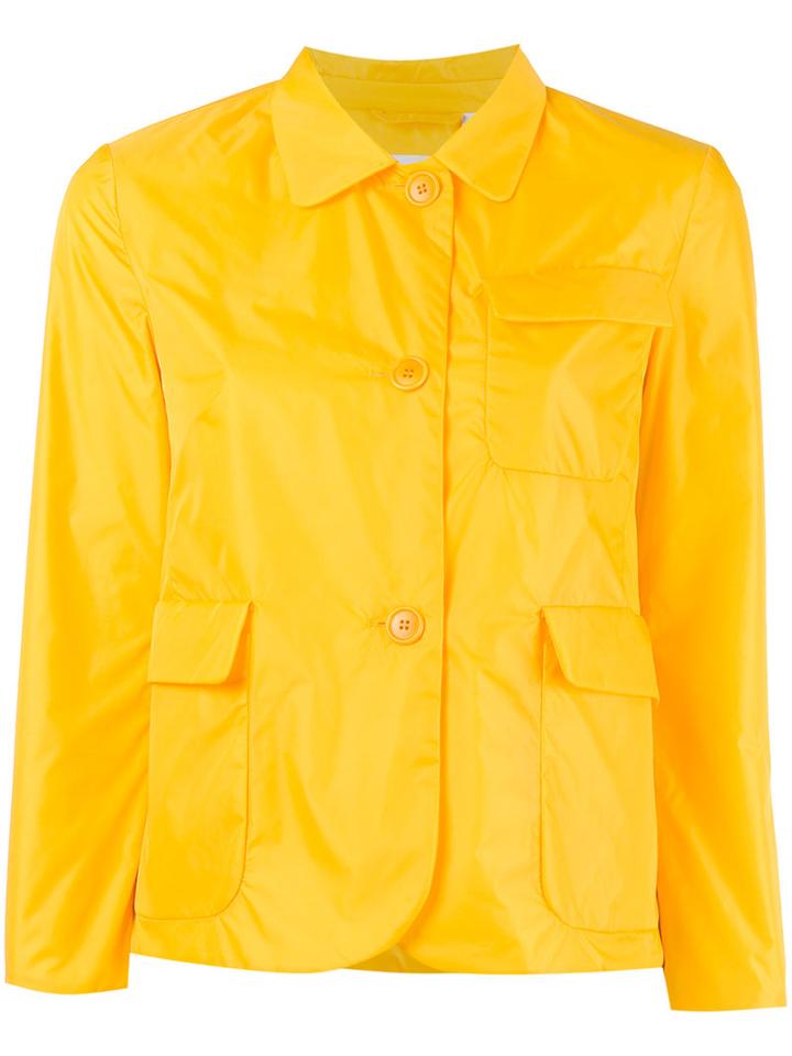 Aspesi Americana Cropped Jacket, Women's, Size: Xs, Yellow/orange, Polyamide/polyester