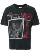 Fake Alpha Vintage John Lee Hooker Print T-shirt - Black