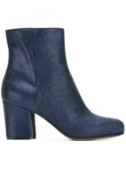 Maison Margiela Chunky Heel Ankle Boots - Blue