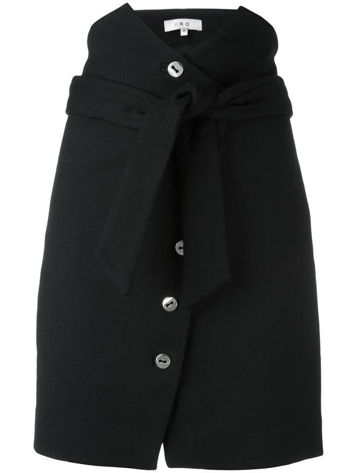 Iro 'gwlady' Skirt, Women's, Size: 36, Black, Virgin Wool/spandex/elastane/cotton/viscose