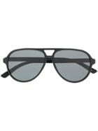 Gucci Eyewear Gg0423s Aviator Sunglasses - Black
