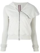 Rick Owens Drkshdw - Knitted Jacket - Women - Cotton - L, Grey, Cotton