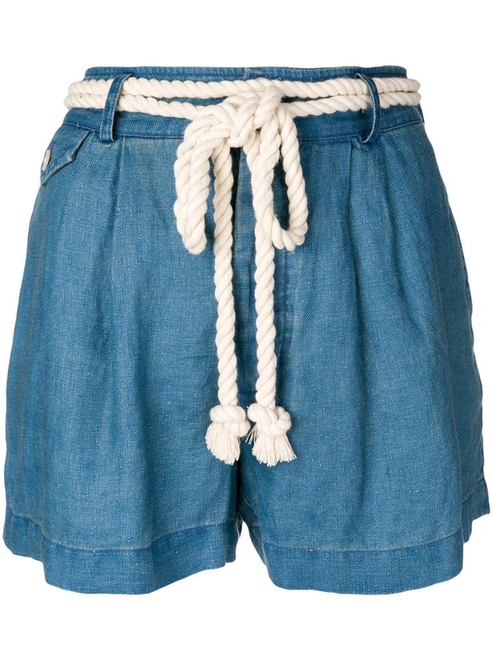 Polo Ralph Lauren Rope Tie Shorts - Blue