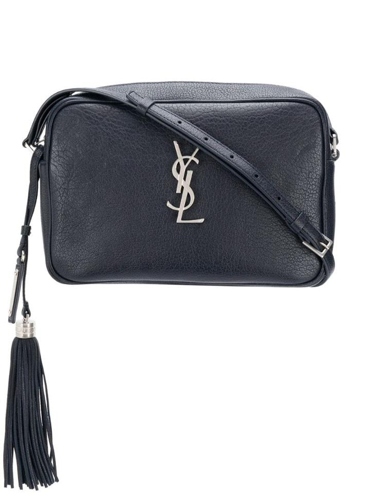 Saint Laurent Medium Lou Crossbody Bag - Blue