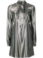 Saint Laurent Pussy Bow Metallic